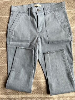 LOFT Women's Light Blue Pull-On Pants